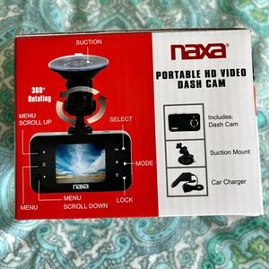 NEW in box. Never opened. Naxa HD Portable Dash Cam